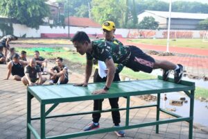 Tes Kemampuan Fisik, Prajurit & PNS Kodim 0815/Mojokerto Laksanakan Garjas Periodik Semester II TA 2024