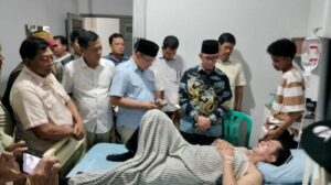 Leo Nardo Korcam Relawan Lubuk Batang Korban Penusukan OTK Dikunjungi Teddy dan Marjito