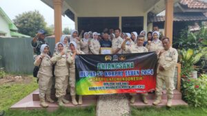 Bakti Sosial PNS Kodim 0815/Mojokerto Jelang HUT Ke-53 Korpri, Gelar Anjangsana Anggota Purna Tugas