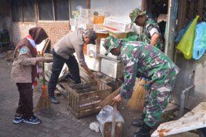 Hari Juang TNI-AD Ke-79, Kodim 0815/Mojokerto Gelar Karya Bakti Di Kecamatan Puri dan Dlanggu