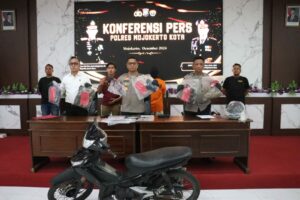 Pembunuh Sadis Ditangkap Polres Mojokerto Kota di Bandung
