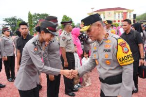 740 Personel Polda Sulteng Naik Pangkat