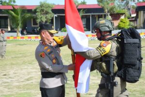Satbrimob Polda Sulteng Purna Tugas “Ops Damai Cartens” 2024 di Papua