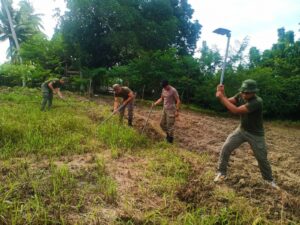 Satgas “MADAGO RAYA” Dukung Program Ketahanan Pangan