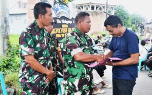 Luka Mendalam, Kodim 0815/Mojokerto Beri Dukungan Moril Keluarga Korban Laka Laut