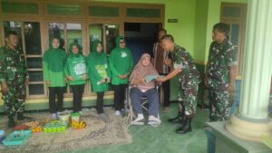 Kodim 0815/Mojokerto Perkuat Rasa Kekeluargaan Melalui Program Sedekah Prajurit