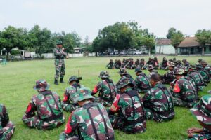 Tingkatkan Keterampilan Prajurit, Kodim 0815/Mojokerto Gelar UTP Jabatan Teritorial dan Intelijen