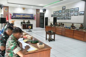 Dandim 0815/Mojokerto Pimpin Sidang Pankar UKP Periode 01 Oktober 2025
