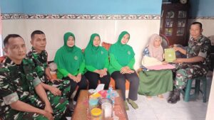 Santunan Sedekah Prajurit: Wujud Kepedulian Kodim 0815/Mojokerto Dukung Pemulihan Kesehatan Anggota