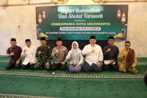 Forkopimda Kota Mojokerto Safari Ramadhan di Masjid Polres Mojokerto Kota