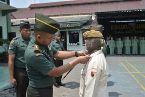 43 Prajurit Kodim 0815/Mojokerto Naik Pangkat, Dandim : Ini Bukan Hadiah, Tapi Amanah