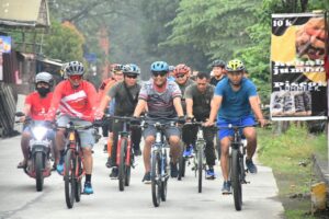 Dandim 0815/Mojokerto dan Kapolres Kompak Gowes, Wujud Soliditas TNI-Polri
