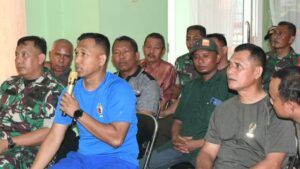 Dandim 0815/Mojokerto dan Bulog Bahas Strategi Jaga Harga Gabah di Lapangan
