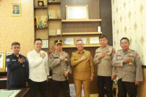 Jalin Silaturrahmi, Kapolres Sigi kunjungi Bupati, Ketua DPRD dan Kajari Sigi