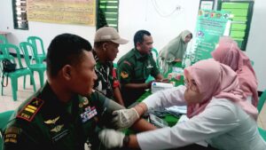 Sinergi Koramil dan Puskesmas Pungging: Upaya Peningkatan Kesehatan Prajurit, Modal Utama Dukung Tugas Satuan