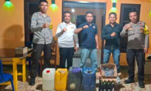 Polsek Paleleh Gelar Razia Miras