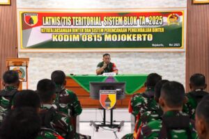 Kodim 0815/Mojokerto Gelar Latihan Tekhnis/Taktis Teritorial Sistem Blok TA 2025, Dandim Tekankan Peningkatan Kemampuan dan Peran Babinsa