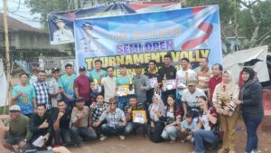 Final Tournamen Volly Di Desa Mendala  Berlangsung Meriah