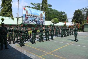 Tim Waslakgiat Kodiklat TNI AD Tinjau Pelaksanaan Permildas di Makodim 0815/Mojokerto