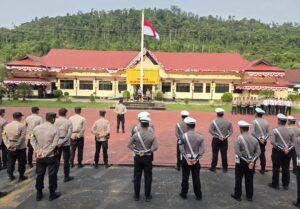 Amankan Pilkades, Polres Morut  Kerahkan Seratus Personel