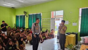 Ditlantas Polda Sulteng, Goes to School di SMKN 2 Banawa Donggala
