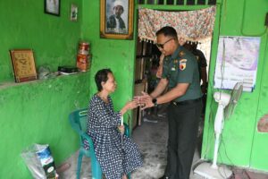 Wujudkan Rumah Harapan Bagi Warga, Dandim 0815/Mojokerto Tinjau Progres Renovasi RTLH di Mojosari