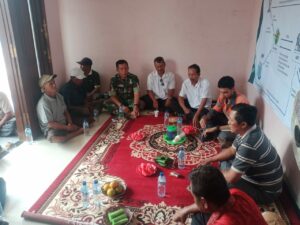 Danramil 0815/07 Jetis Tekankan Pentingnya Hanpangan dalam Diskusi Poktan Perdamaian