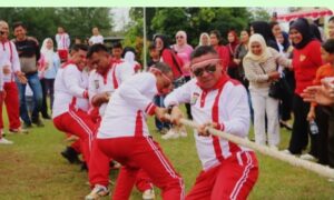 Rangkaian HUT Kemerdekaan RI, Polres Sigi Gelar Olahraga dan Lomba Tradisional