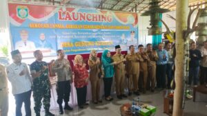 Launching Sekolah Lansia, Gerakan Gemar Mengaji dan Taman Baca Di Desa Gunung Kuripan Diresmikan Bupati OKU