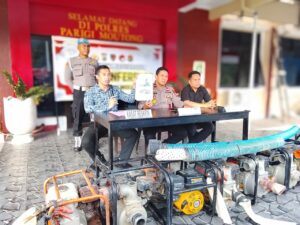 Polres Parimo Ciduk Penambang Emas Ilegal
