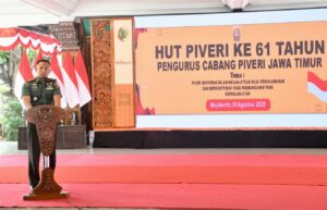 Peringati Harvetnas dan HUT ke-61 PIVERI, Dandim 0815/Mojokerto Ajak Masyarakat Teladani Veteran