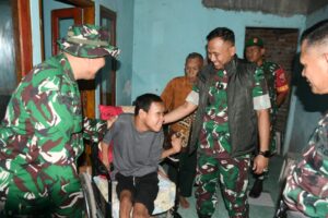 Kodim 0815/Mojokerto Salurkan Santunan Lewat Program Sedekah Prajurit