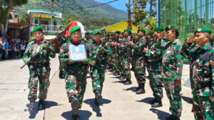 Kodim 0815/Mojokerto Gelar Pemakaman Militer, Lepas Prajurit Terbaik Kopka Dozier Rahimsyah