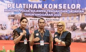Tiga Personel Polres Tojo Una-Una Ikut Pelatihan Konseling di Polda Sulteng