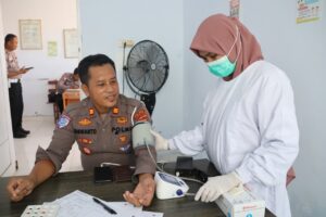 Rayakan Hari Lalu Lintas Ke-70, Satlantas Polres Touna Gelar Donor Darah Kemanusiaan