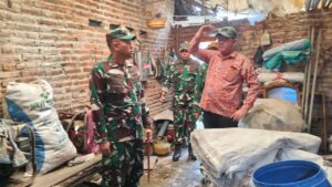 Dandim 0815/Mojokerto Tinjau Lokasi Persiapan TMMD ke-126 di Desa Sumbertanggul