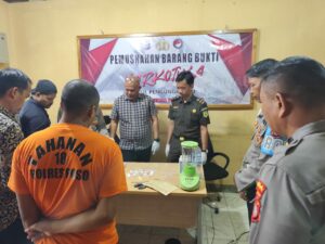 Sat Resnarkoba Polres Poso Musnahkan Barang Bukti Narkotika Hasil Tangkapan Agustus–September 2025