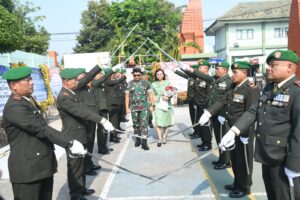 Tradisi Penerimaan, Letkol Inf Abi Swanjoyo Resmi Jadi Warga Baru Kodim 0815/Mojokerto