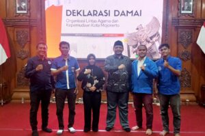 GAMKI Kota Mojokerto Ajak Organisasi Kepemudaan Deklarasi Damai