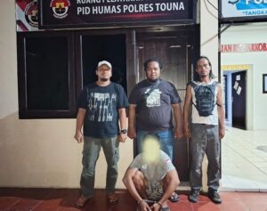Pelaku KDRT di Touna Ditangkap saat Pesta Sabu Bersama Dua Rekannya
