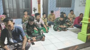 Satgas TMMD ke-126 Kodim 0815/Mojokerto Hadiri Tahlilan Warga, Wujud Empati dan Kemanunggalan TNI-Rakyat