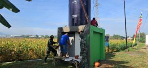 Satgas TMMD ke-126 Kodim 0815/Mojokerto Kebut Pengerjaan Pompa Air Pertanian di Desa Sumbertanggul