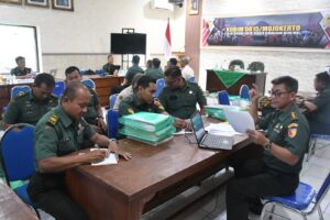 Audit Kinerja TW IV Tahun 2025, Itdam V/Brawijaya Lakukan Pemeriksaan di Kodim 0815/Mojokerto