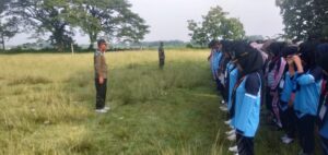 Bentuk Karakter Unggul dan Tangguh Sejak Dini, Koramil 0815/15 Jatirejo Gelar Pelatihan Kedisiplinan Siswa SMK Ma’arif Sumengko