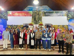 Libatkan 400 Personil Kapolres Morut Cek Pengamanan Gereja
