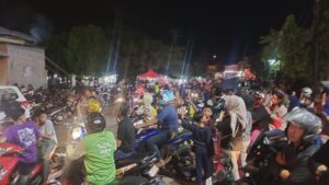 Tahun Baru 2026 Di Taman Kota Baturaja Berlangsung Meriah Meskipun Tidak Diiringi Hiburan