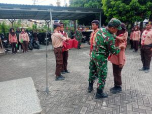 Koramil 0815/08 Dawarblandog Tuntaskan Pengambilan Badge Saka Wira Kartika, Bentuk Pramuka Tangguh dan Berkarakter