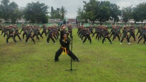 Tingkatkan Kemampuan Prajurit, Kodim 0815/Mojokerto Gelar Latihan Pencak Silat Militer