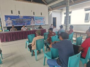 Tekan Peredaran Narkoba, Kasat Narkoba Polres Poso Sosialisasi Bahaya Narkoba di Poso Pesisir Utara