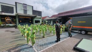 Kunjungan Edukasi TK Sunan Ampel ke Makodim 0815/Mojokerto, Tanamkan Semangat dan Cinta Tanah Air Sejak Dini